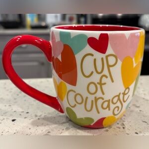 Happy Everything Coton Colors Heart Mug - Cup of Courage
